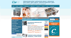 Desktop Screenshot of corhb.cz